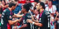 Barreiro comemora um de seus gols na vitória do Benfica sobre o Marítimo - Foto: Divulgação / SL Benfica / Jogada10