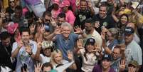 Ronaldo Caiado, candidato &agrave; Presid&ecirc;ncia da Rep&uacute;blica pelo PSD, em ato em Aparecida de Goi&acirc;nia  Foto: Campanha Ronaldo Caiado/Divulga&ccedil;&atilde;o / Estad&atilde;o