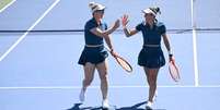 Dabrowski e Stefani no US Open   Foto: Ben Solomon/USTA/Divulga&ccedil;&atilde;o / Esporte News Mundo