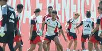 Atividade de preparação do Benfica antes de encarar o Moreirense - Foto: Divulgação / Jogada10