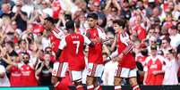 Jogo entre Arsenal e Chelsea no Emirates Stadium, em 6 de setembro de 2026 Foto: Ryan Pierse/Getty Images