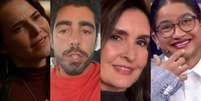 Leticia Colin, Pedro Scooby, Fátima Bernardes e Tia Milena (Reprodução/Instagram/TV Globo)  Foto: Contigo