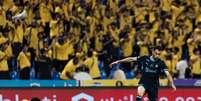 Gabriel Martinelli desencanta e brilha com tr&ecirc;s gols em goleada do l&iacute;der Al-Hilal.  Foto: Reprodu&ccedil;&atilde;o/X @Alhilal_EN / Estad&atilde;o
