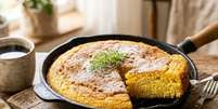 bolo de fub&aacute; de frigideira. Foto: Sa&uacute;deLAB