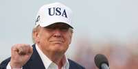 Presidente dos EUA, Donald Trump, durante visita à Irlanda  Foto: REUTERS/Cathal McNaughton