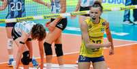 Brasil vence Argentina no vôlei feminino e garante vaga nas Olimpíadas  Foto: Mauricio Val/FV Imagem/CBV