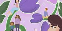Com uma equipe multidisciplinar que reúne diversas instituições espalhadas pelo Brasil, o projeto Eu Decido tenta garantir segurança e ajudar mulheres em situação de violência a buscar ajuda. Ilustração: Lorena Mendonça/Projeto Eu Decido  Foto: The Conversation