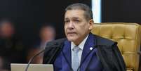 Nunes Marques toma parte para falar no STF  Foto: Rosinei Coutinho & Alejandro Zambrana |  STF