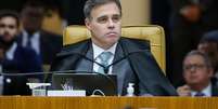 Ministro Andr&eacute; Mendon&ccedil;a durante sess&atilde;o no STF.  Foto: Foto: Gustavo Moreno/STF