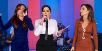 Sandy canta sucesso de Mar&iacute;lia Mendon&ccedil;a com Maiara e Maraisa Foto: The Music Journal