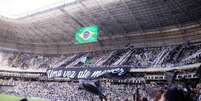 Torcida do Galo. Vaias a Neymar e aplausos para o time, que logo aos 15 segundo abriu o placar diante do Santos. Foto: Pedro Souza / Atl&eacute;tico / Jogada10