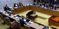 Sess&atilde;o plen&aacute;ria do Supremo Tribunal Federal desta quarta-feira, 16  Foto: Reprodu&ccedil;&atilde;o/TV Justi&ccedil;a
