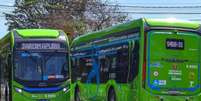 &Ocirc;nibus da empresa A2 Transportes na Zona Sul de S&atilde;o Paulo  Foto: Divulga&ccedil;&atilde;o/A2 Transportes
