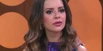 Sandy Lima lamenta rivalidade criada pela m&iacute;dia com Wanessa Camargo  Foto: Reprodu&ccedil;&atilde;o Globoplay 
