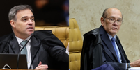 Os ministros Andr&eacute; Mendon&ccedil;a e Gilmar Mendes  Foto: Montagem: Alejandro Zambrana e Rosinei Coutinho/STF
