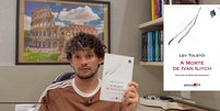 Gustavo Scarpa resenha livro 'A Morte de Ivan Ilitch' Foto: Reprodu&ccedil;&atilde;o/Youtube/Canal Scarpinha
