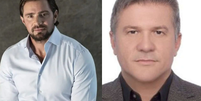Montagem com fotos de Daniel Vorcaro e o pai, Henrique Vorcaro  Foto: Reprodução