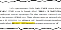 'Ricardo Nunes respondeu...': conversas de operador com prefeito de S&atilde;o Paulo fazem parte das provas recolhidas pelos promotores  Foto: Reprodu&ccedil;&atilde;o / Minist&eacute;rio P&uacute;blico / Estad&atilde;o