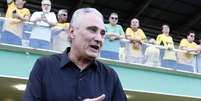 Tite em seu primeiro jogo pelo Botafogo &ndash;  Foto: Vitor Silva/Botafogo / Jogada10