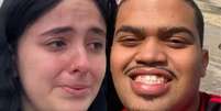 Alicia Garcez, de 20 anos, mãe da bebê, e o ex, supeito pelo crime, João Pedro Santos Alves  Foto: Reprodução/TV Tribuna 
