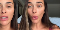 'Eu não parava de me tremer, chorei muito, fiquei com falta de ar, uma sensação de medo': grávida de 37 semanas de Éder Militão, Tainá desabafa sobre forte crise de ansiedade.  Foto: Reprodução/Instagram / Purepeople