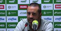 Foto: Jo&atilde;o Martins em coletiva do Palmeiras ( Reprodu&ccedil;&atilde;o) / G&aacute;vea News