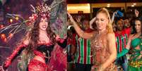 Anitta ou Virgínia Fonseca, quem sambou melhor à frente da bateria da Grande Rio. Foto: AGNews / Purepeople