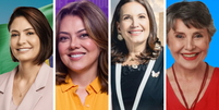 Michelle Bolsonaro (PL), Leila do Vôlei (PDT), Bia Kicis (PL) e Erika Kokay (PT).  Foto: 