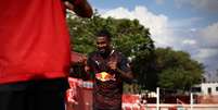 Gabriel Lopes, jogador do time sub-20 do Red Bull Bragantino. Foto: Bruno Sousa/Red Bull Bragantino / Esporte News Mundo