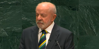 Lula discursa na ONU  Foto: Reprodu&ccedil;&atilde;o/YouTube/Na&ccedil;&otilde;es Unidas