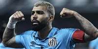 Gabigol tem 21 gols na temporada e est&aacute; a sete de superar 2018, ano recordista pelo clube &ndash;  Foto: Reinaldo Campos / Santos / Jogada10