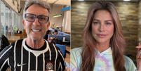 Neto disse que quer conhecer atriz quando for para Portugal  Foto: @10neto e @luapio/Instagram
