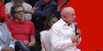 Lula durante evento do setor cultural na Fundição Progresso, no Rio de Janeiro  Foto: Reprodução/YouTube