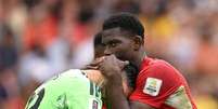 Embolo em a&ccedil;&atilde;o pela sele&ccedil;&atilde;o da Su&iacute;&ccedil;a na &uacute;ltima Cop do Mundo - Foto: Emilee Chinn/Getty Images / Jogada10