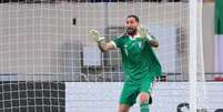 Gianluigi Donnarumma, da It&aacute;lia, durante amistoso contra Luxemburgo. Foto: Jonathan Moscrop/Sportimage/Alamy Live News)