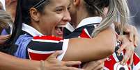 S&atilde;o Paulo sai na frente na final do Brasileir&atilde;o Feminino.   Foto: Rubens Chiri / S&atilde;o Paulo FC / Esporte News Mundo
