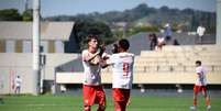 Guilherme Oliveira, jogador do time sub-15 do Red Bull Bragantino. Foto: Bruno Sousa/Red Bull Bragantino / Esporte News Mundo