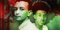 Kibrom Kinfe Aregawi e Tsigabu Gebremariam (&agrave; direita) est&atilde;o entre os cinco et&iacute;opes executados em 23 de junho, cujos corpos n&atilde;o foram devolvidos &agrave;s suas fam&iacute;lias  Foto: Handout/BBC / BBC News Brasil