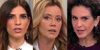Andr&eacute;ia Sadi, Natuza Nery e Malu Gaspar est&atilde;o entre as jornalistas mais atacadas nas redes sociais  Foto: Reprodu&ccedil;&otilde;es