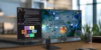 LG lan&ccedil;a monitor UltraWide 34U620B-B curvo de 34 polegadas com 144Hz  Foto: Divulga&ccedil;&atilde;o / LG