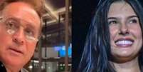 Vai inchar de novo': Ana Castela zoa Leonardo por ex-sogro beber de novo; pai de Z&eacute; Felipe impressionou por mudan&ccedil;a em quase 30 dias sem &aacute;lcool: 'Voltei, Brasil'.  Foto: Reprodu&ccedil;&atilde;o/Instagram, @leonardo/Agnews / Purepeople