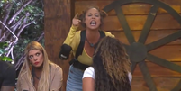 Giovanna e Darlin discutem em dinâmica de 'A Fazenda'  Foto: Reprodução/Record 