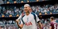  Foto: Divulga&ccedil;&atilde;o/Tottenham - Legenda: Richarlison, atacante do Tottenham, ironiza nova not&iacute;cia de Willer Tomaz / Jogada10