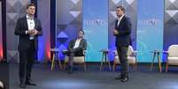 Debate entre os candidatos ao governo do Paran&aacute;  Foto: TV Globo/Reprodu&ccedil;&atilde;o / Estad&atilde;o