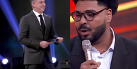 'O corpo fala tudo': rea&ccedil;&atilde;o de Luciano Huck diante de piada de Paulo Vieira sobre Vorcaro no Melhores do Ano 2025 volta a viralizar.  Foto: Reprodu&ccedil;&atilde;o/TV Globo / Purepeople