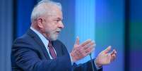 Lula durante debate da TV Globo em 2022  Foto: Divulga&ccedil;&atilde;o/Ricardo Stuckert