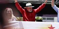 O presidente e candidato à reeleição, Luiz Inácio Lula da Silva (PT) participa do evento de campanha O Brasil Pronto para Mais, na Praça do Ferreira, no Centro de Fortaleza (CE), nesta terça-feira, 29 de setembro de 2026  Foto: MATHEUS TEIXEIRA/PERA PHOTO PRESS / Estadão
