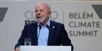 Na COP30 em Belém, Luiz Inácio Lula da Silva defendeu que os países encaminhem o fim da dependência dos combustíveis fósseis. (06/11/2025)  Foto: RFI