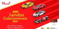 Shell V-Power e a Ferrari apresentam as Lendas Colecionáveis 2026 Foto: Divulgação
