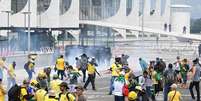 Tentativa de golpe bolsonarista em 8 de janeiro de 2023  Foto: ANSA / Ansa - Brasil
